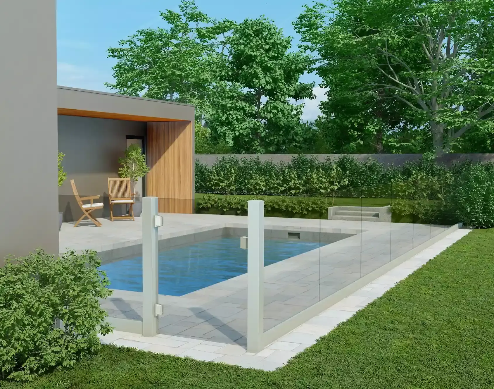 Garde-Corps Piscine – vue détail
